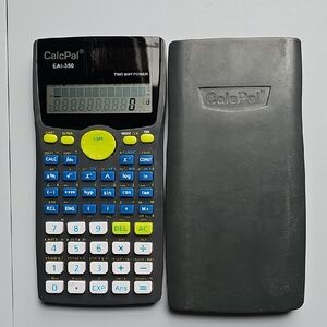 EAI-350 Black and Blue Calculator